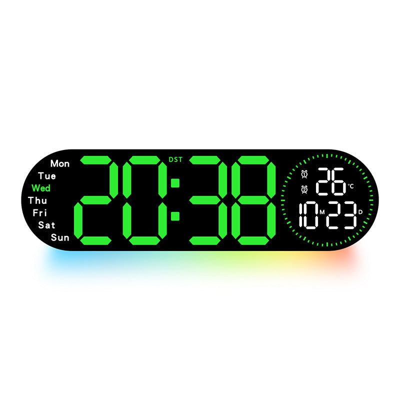 Digitaler Multifunktionswecker mit Temperatur und Wetteranzeige Brehn