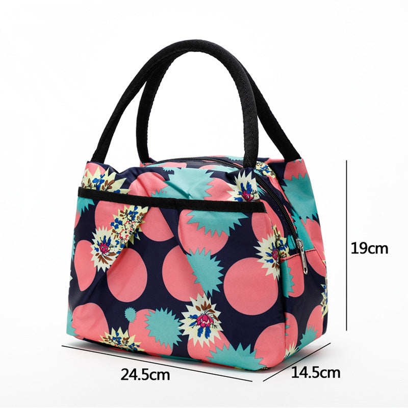 Blumige isolierte Lunch-Kühltasche Brehn