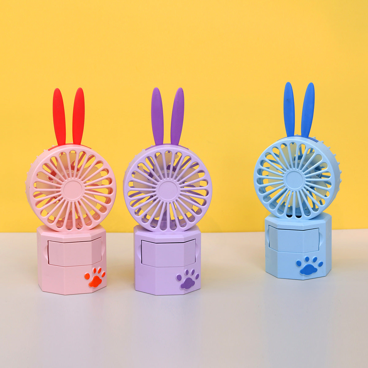Unisex Tragbarer Mini Ventilator mit Tierohren und USB-Anschluss Brehn