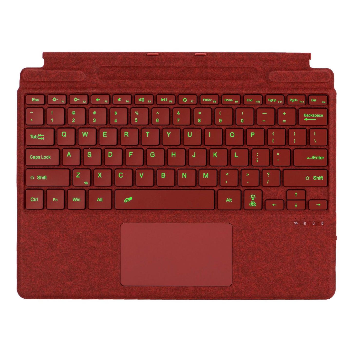 Ergonomische drahtlose Touch-Tastatur mit verbesserter Präzision Brehn