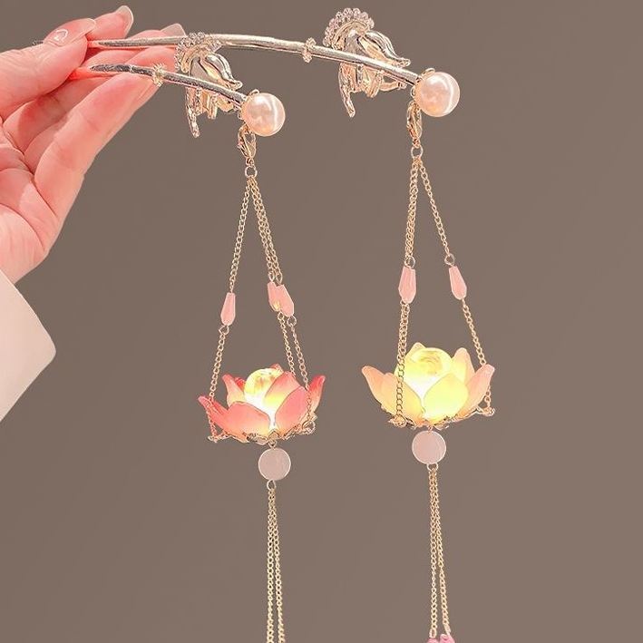 Dekorativer floraler Haarschmuck-Stick Brehn
