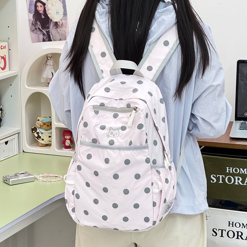 Stylische gepunktete Freizeit-Rucksack Brehn 1791205343