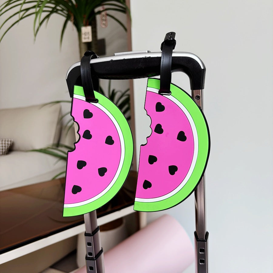 Wassermelonenstück Gepäckanhänger Brehn