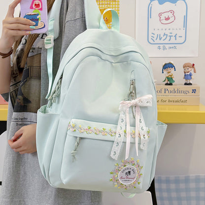 Bestickter Blumensack Brehn