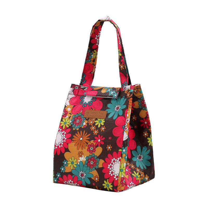 Isolierte Punktmuster-Lunch-Tasche Brehn