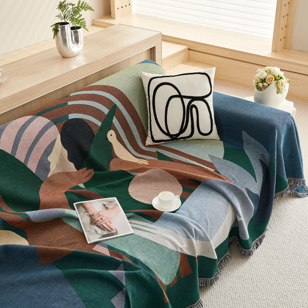 Künstlerisches Wurfdecke