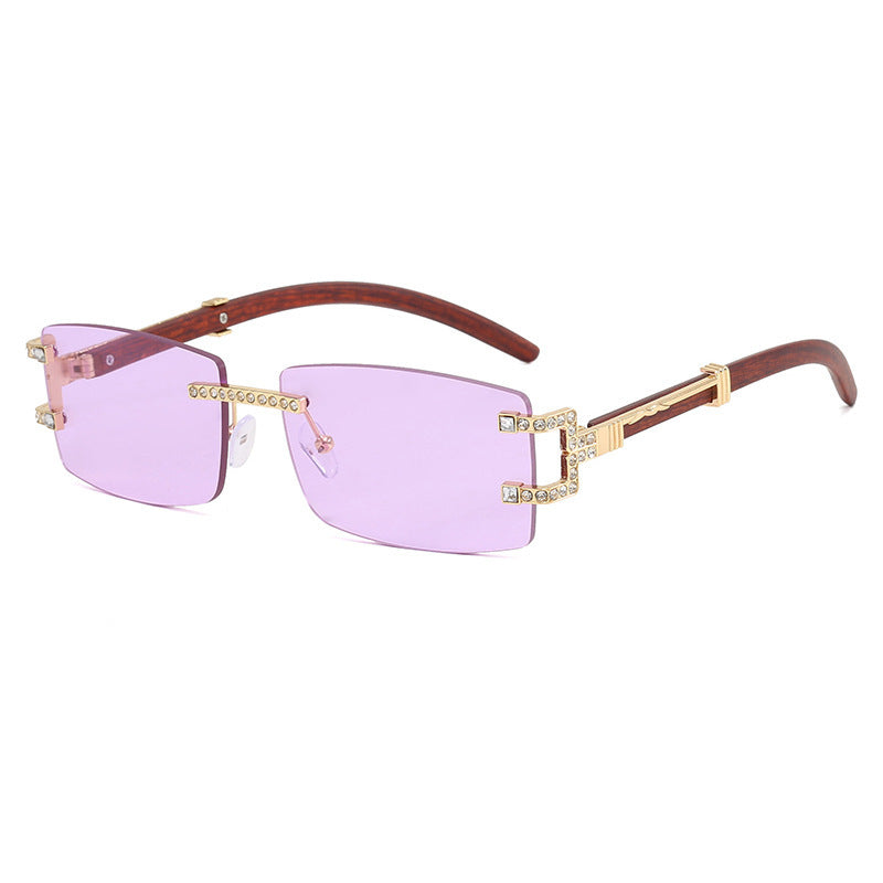 Damen exklusive Sonnenbrille im eleganten Design mit Strass-Akzenten Brehn