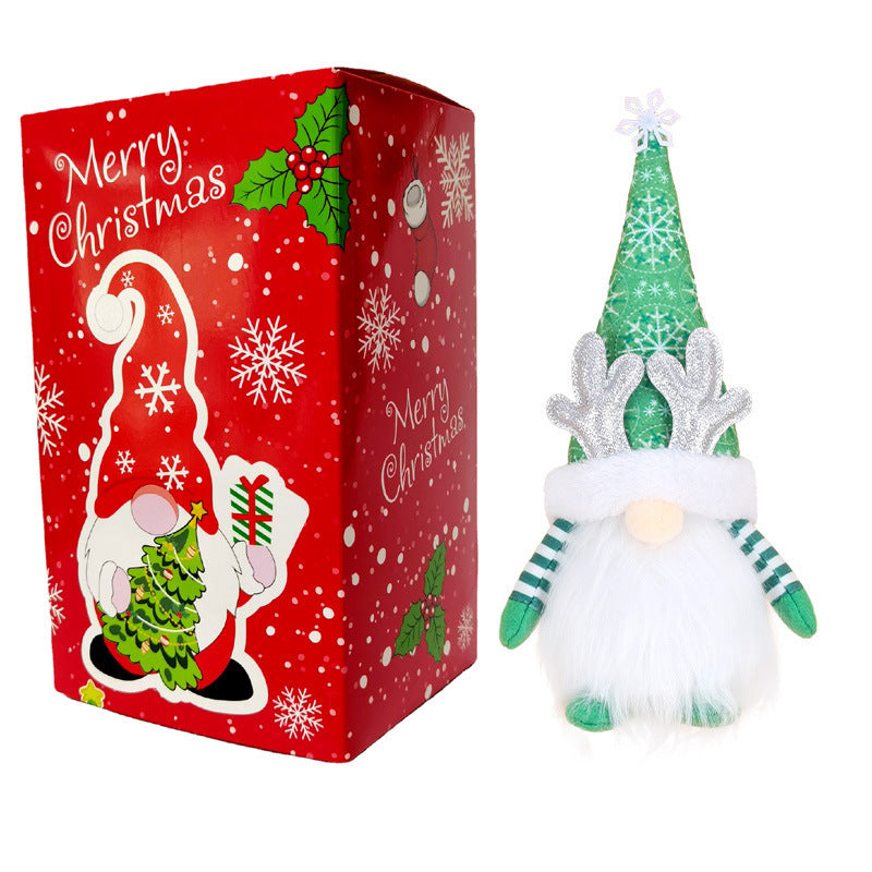 Dekorative Feiertagsgnome Figur Brehn