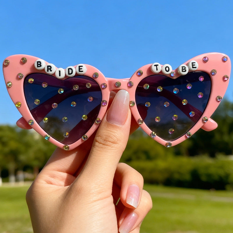Braut-in-spe herzförmige Sonnenbrille Brehn