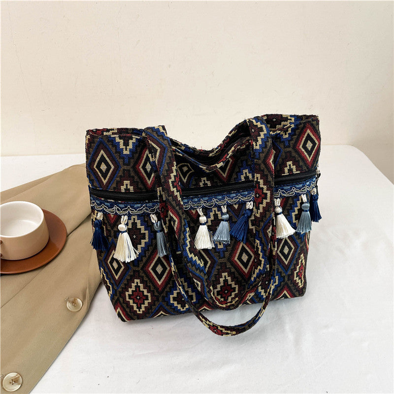 Künstlerische geometrische Drucktasche