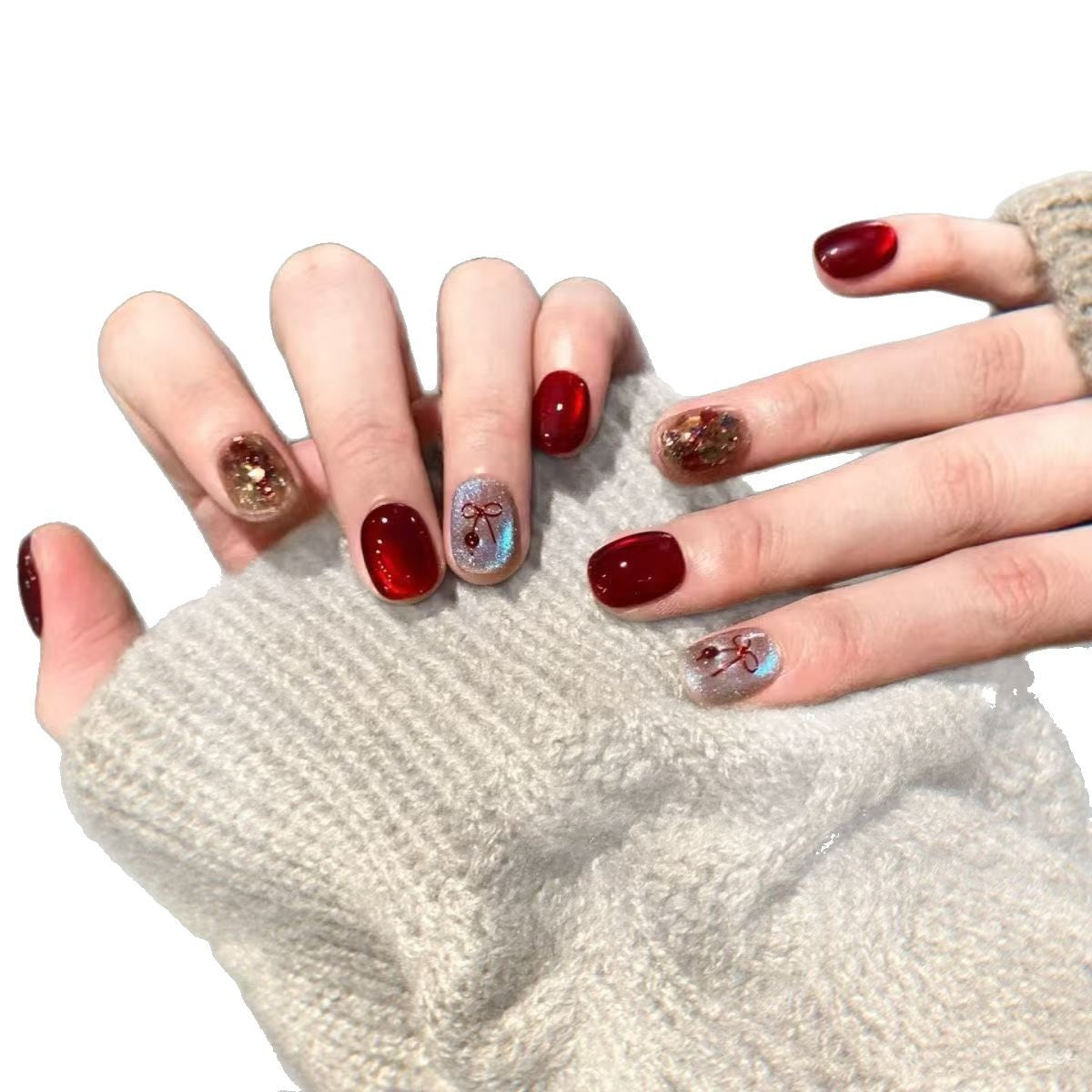 Künstlerische Nageldesign-Erweiterungen