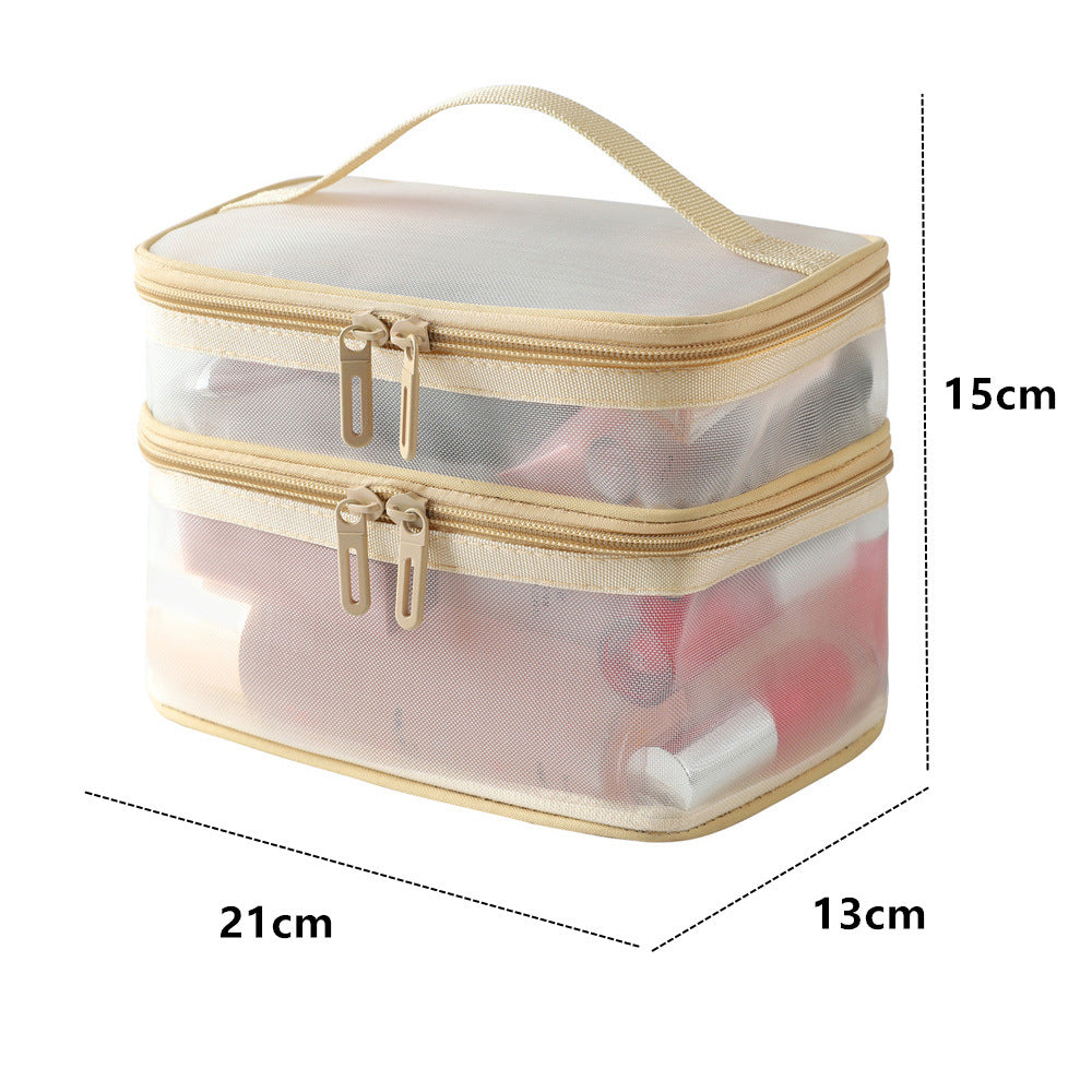 Stilvoller doppelter Kosmetik-Organizer Brehn