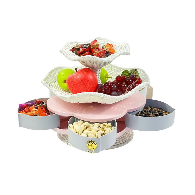 Damen Etagere aus geflochtenem Material Brehn