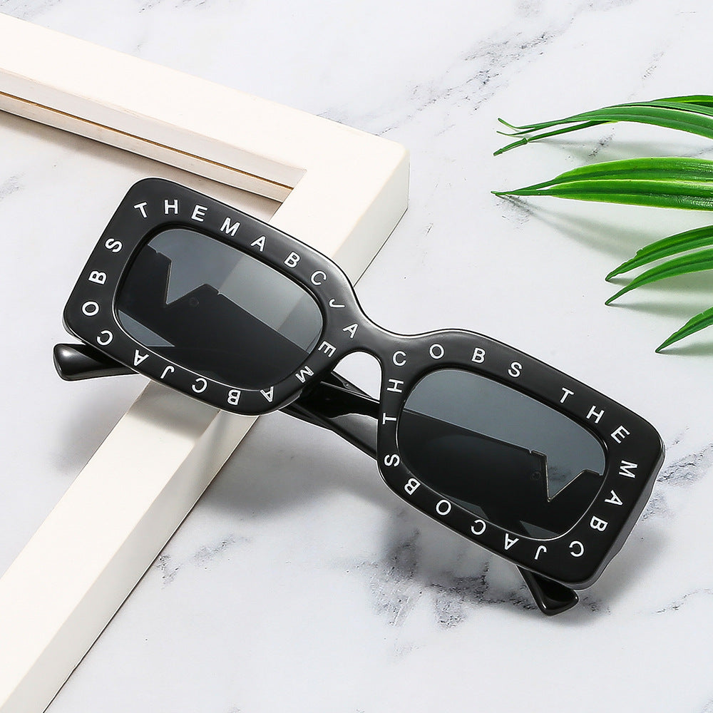 Damen Stylische oversized Sonnenbrille mit einzigartigem Rahmen Brehn