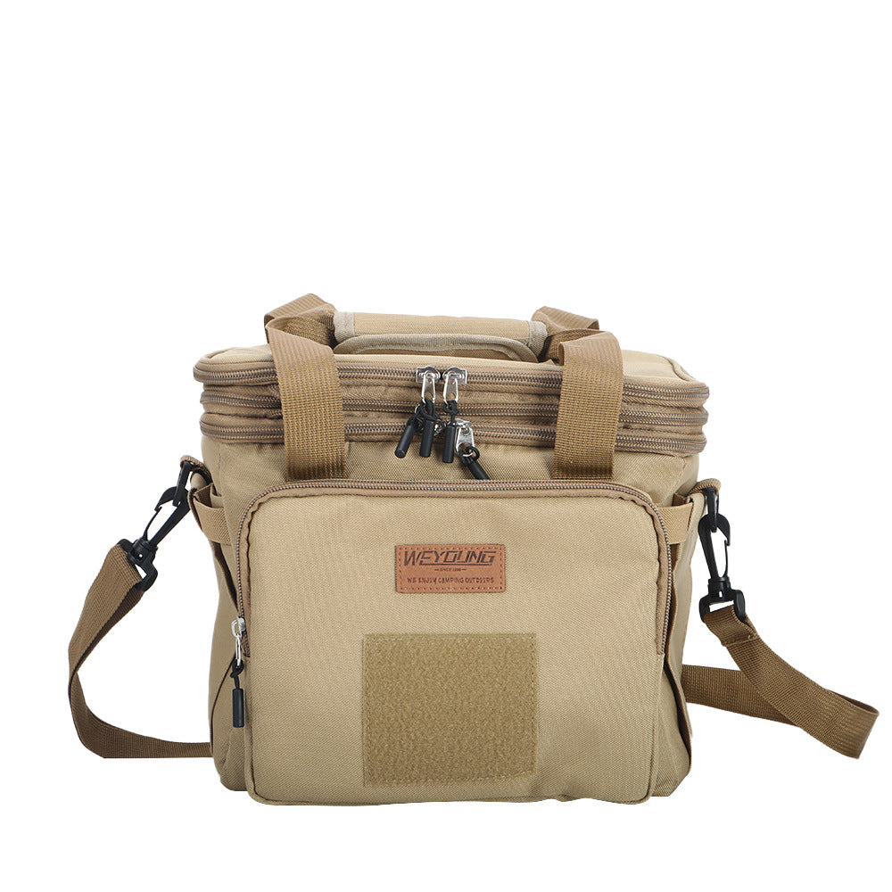 Damen Isolierte Kühltasche mit tragbarem Design und mehreren Fächern Brehn