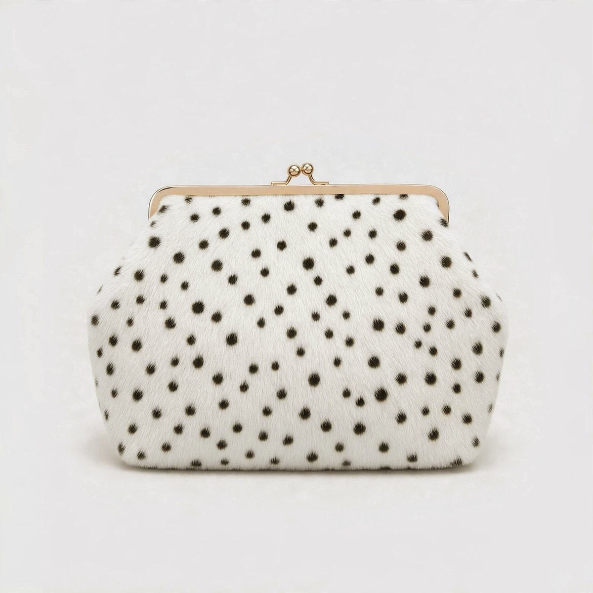 Polka Dot Fell Handtasche