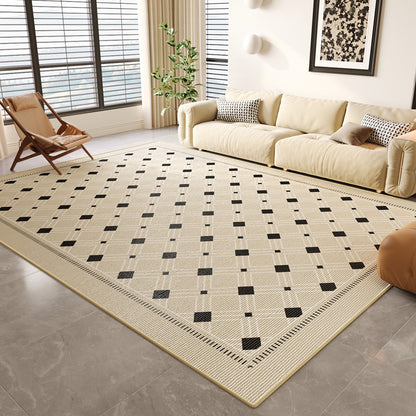 Zeitgenössischer floraler Design-Teppich