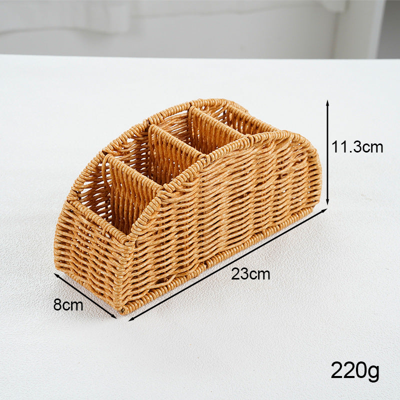 Woven Multi-Compartment Storage Caddy Brehn