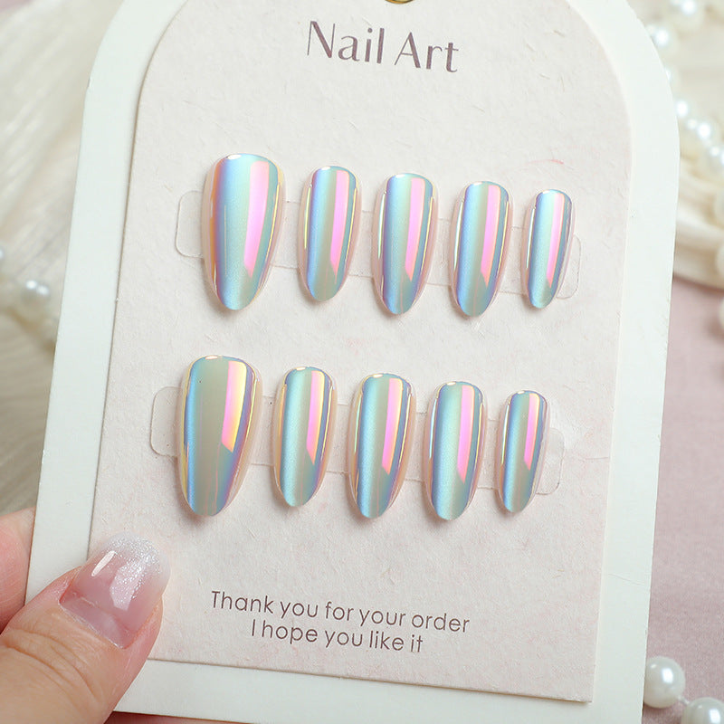 Iridescent Press-On Nagelkunst Set