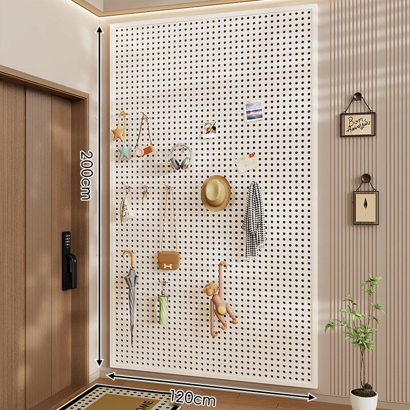 Wandanag perforiertes Lochboard-Organizer-Panel Großes Quadrat mit modularen Haken und Zubehör