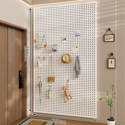 Wandanag perforiertes Lochboard-Organizer-Panel Großes Quadrat mit modularen Haken und Zubehör
