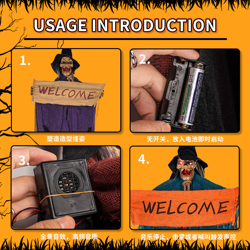 Haunted Witch Decoration Brehn