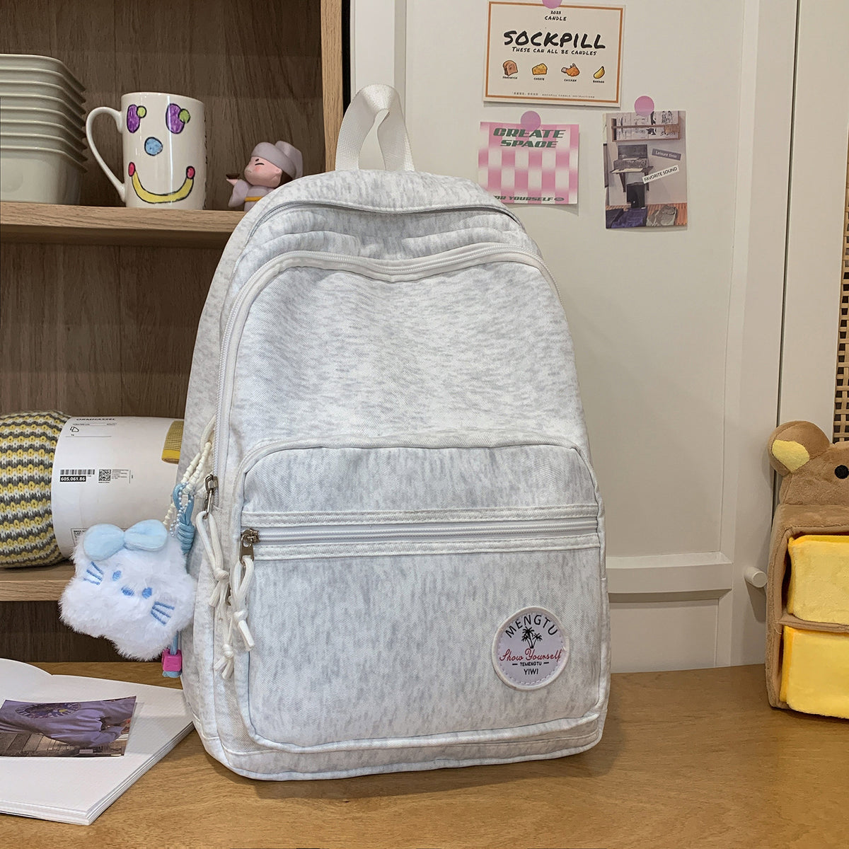 Stylischer Mehrfach-Taschen-Rucksack Brehn 1791204937
