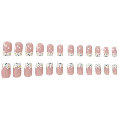 Florale Französische Tipp Nagelverlängerungen Brehn 1789915351