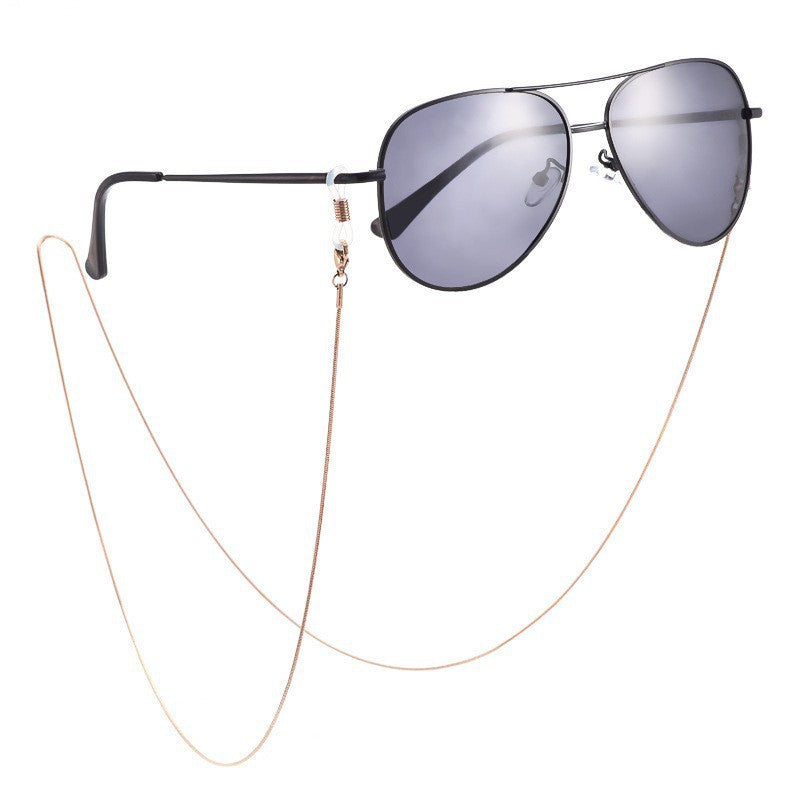 Verstellbare Metallische Sonnenbrillen Kette Brehn
