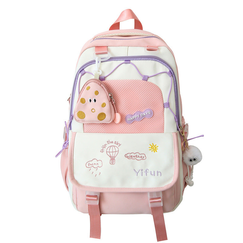 Verspielt Stickerei Rucksack