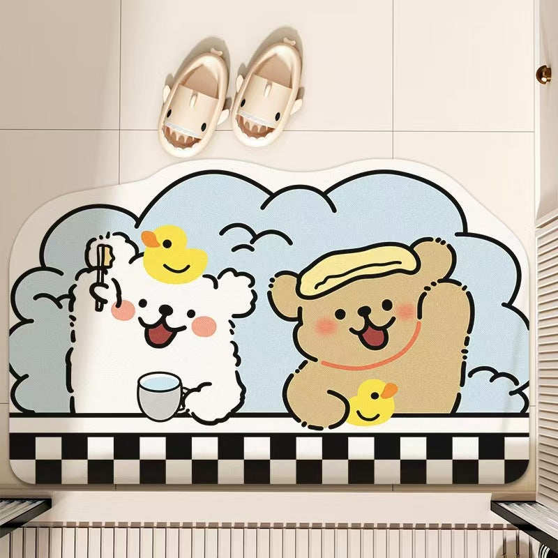 Cartoon Badmatte Brehn