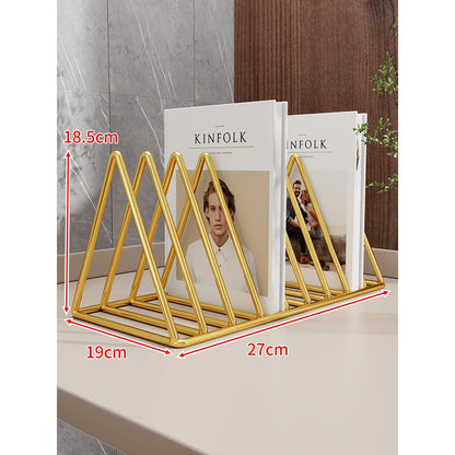 Erweiterbares Holz-Magazin- und Buchregal-Organizer
