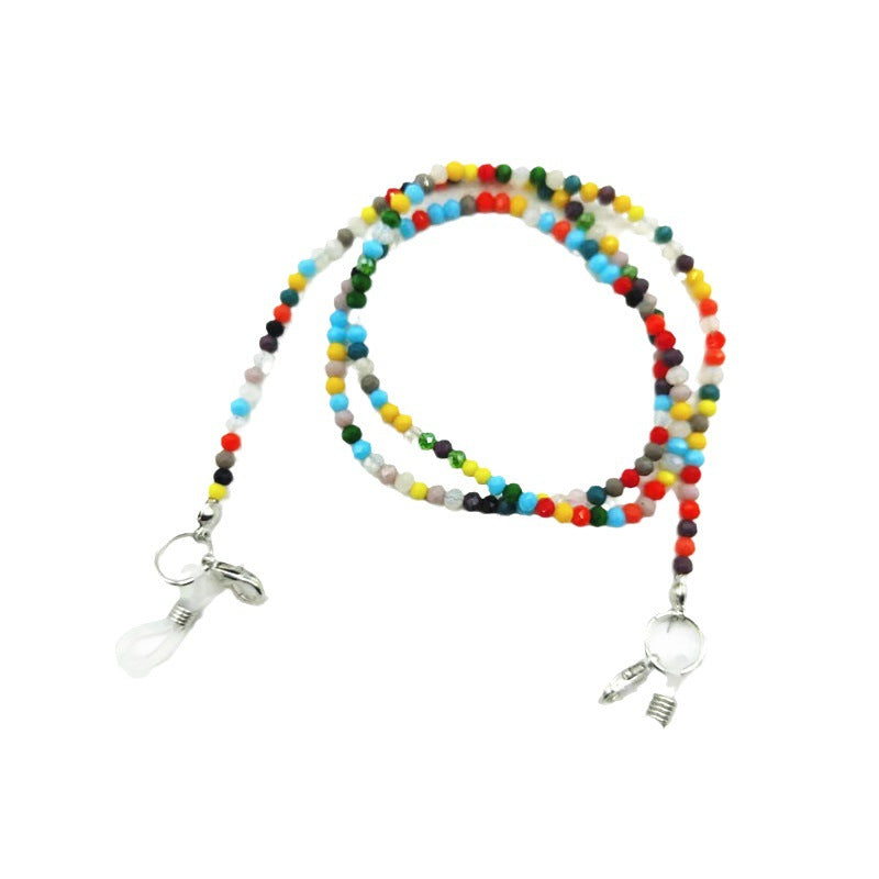 Bunte Bead-Glas-Kette Brehn