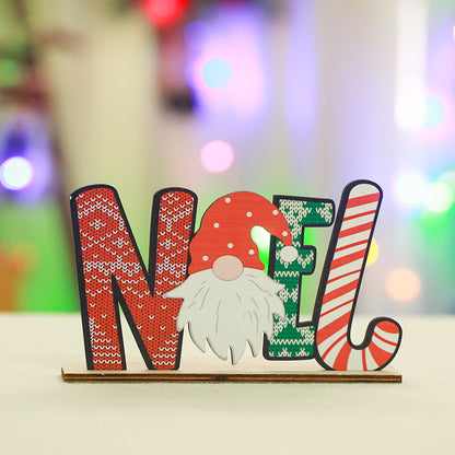 Festliche Holzdekoration mit Weihnachtsmotiv Brehn
