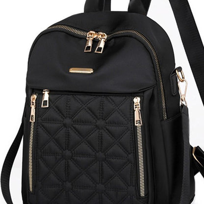 Damen gesteppter Mehrfachtaschen Rucksack Brehn