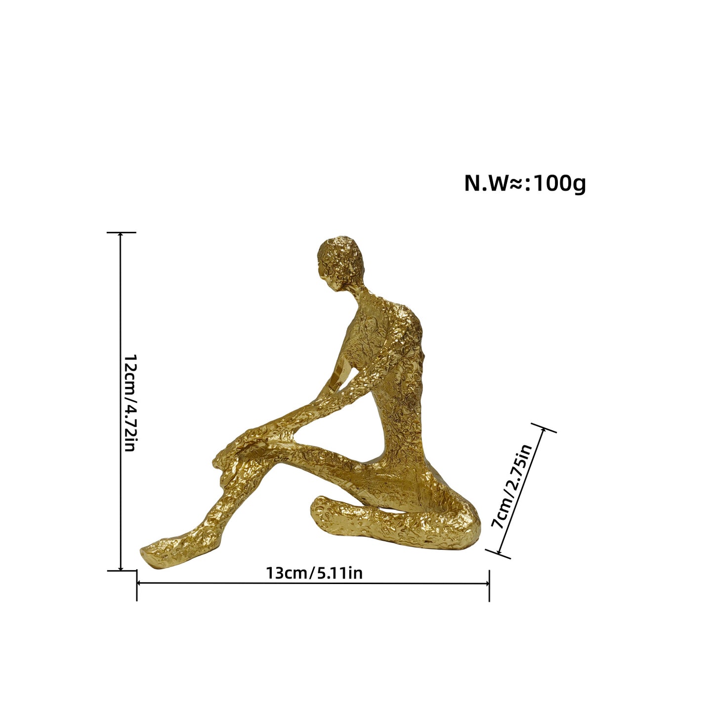 Dekorative Hirschfigur mit Glitzerdetails Brehn