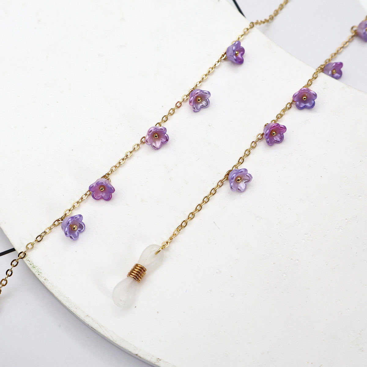 Blumenverziertes Brillenband Brehn
