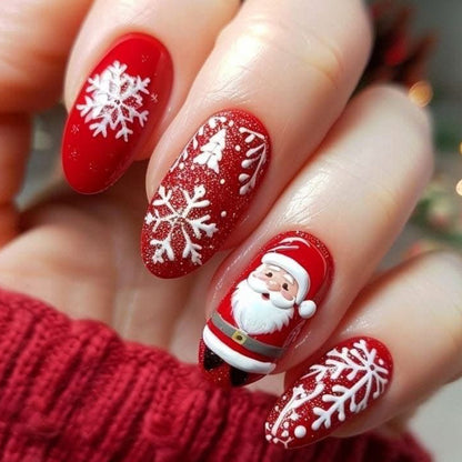 Saisonale Feiertags-Themen Nagelkunst Verlängerungen Brehn