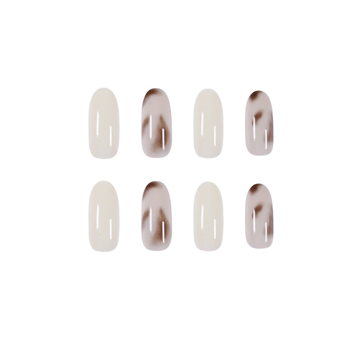 Kunstvolle Gel-Nägel mit elegantem Ombre-Effekt Brehn