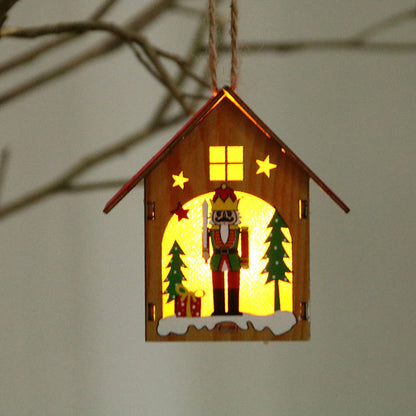 Dekorative Weihnachts-Nussknacker-Laterne Schüssel
