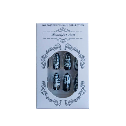 Gothic-Themen Press-On Nagelkunst Set Brehn 1790727346