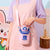Damen Isolierte Trinkflasche mit integriertem Tragegurt und Tiermotiv Brehn