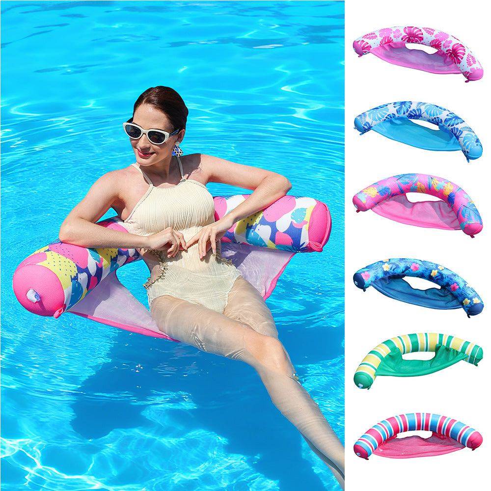 Damen Aufblasbare Schwimm-Lounge mit Netzunterstützung Brehn