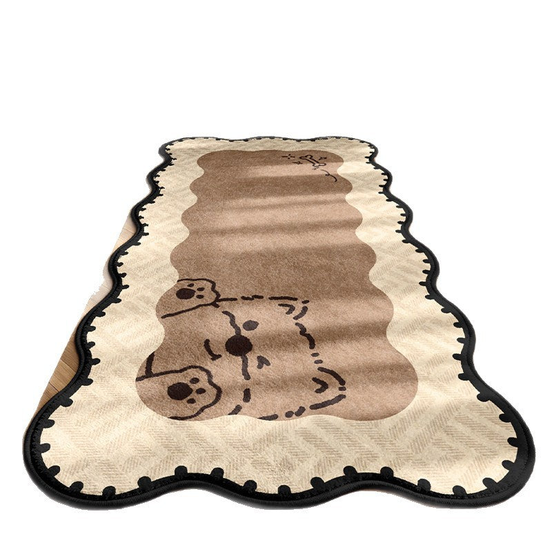 Cartoon Hund Design Teppich