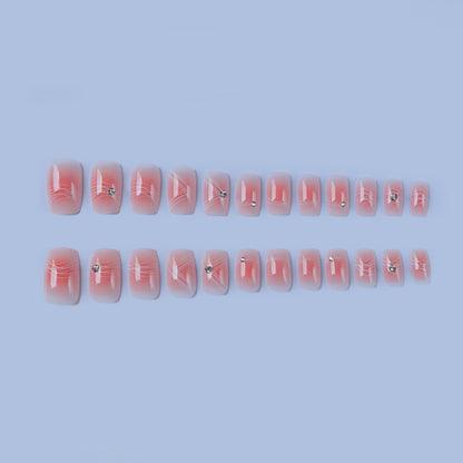 Elegantes Strass-Nagelkunst-Set