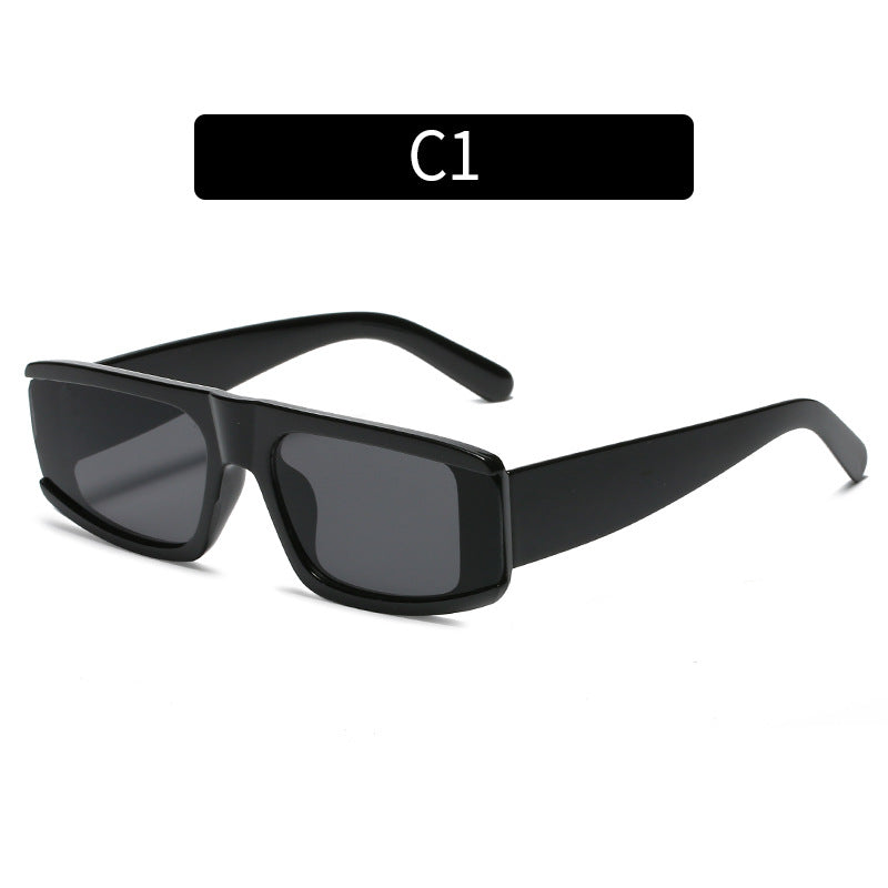 Fette Rechteckige Rahmen Sonnenbrille