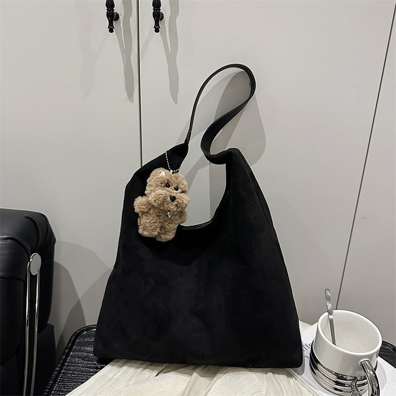 Wildleder Slouchy Hobo Bag Brehn