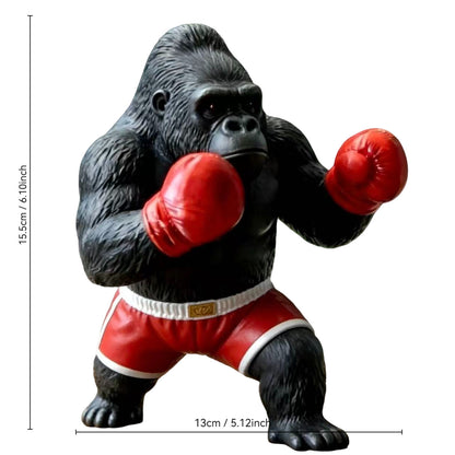 Boxende Gorilla Statue Brehn