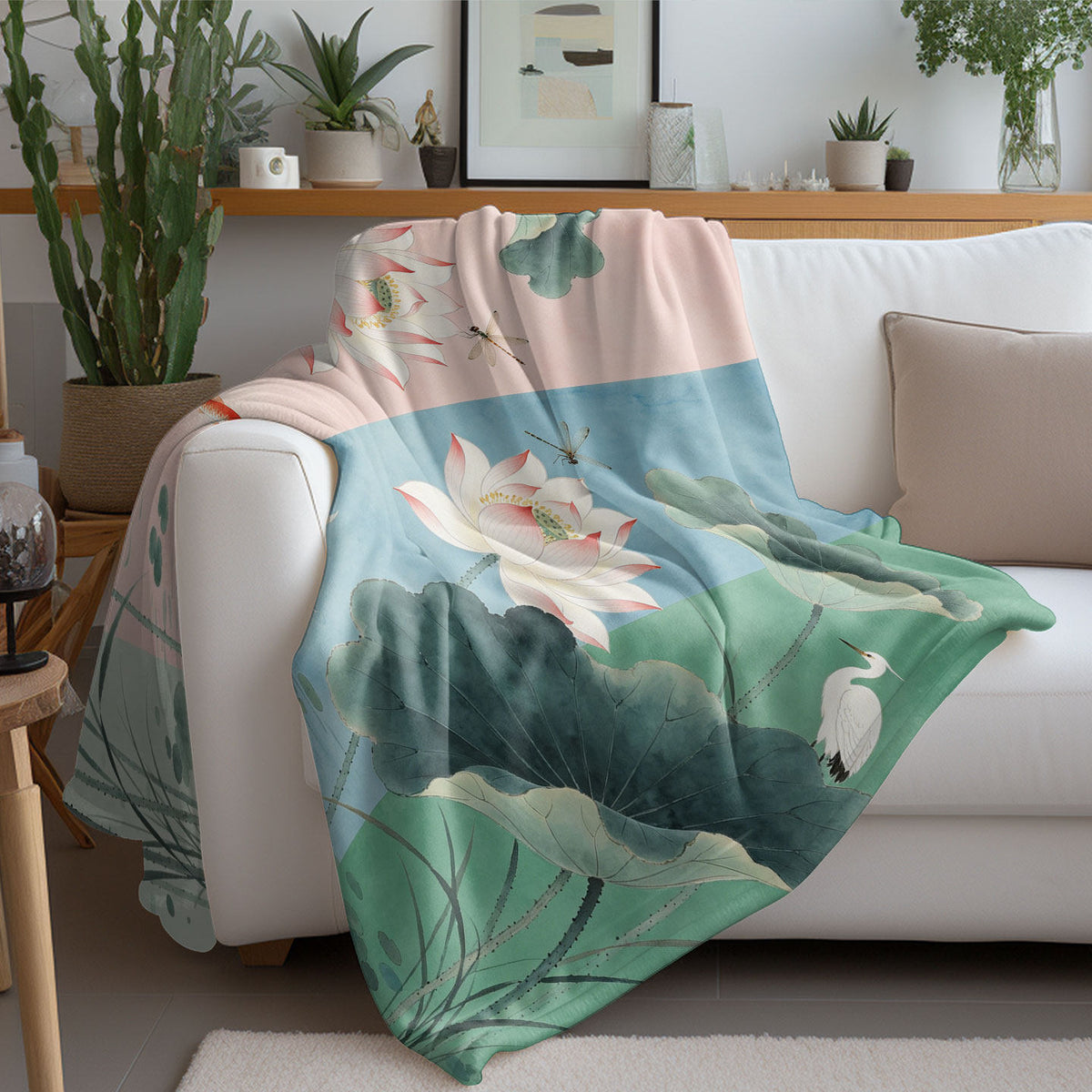 Künstlerische Szenerie Fleece-Decke