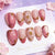 Dekoratives Floral Press-On Nagelset Brehn
